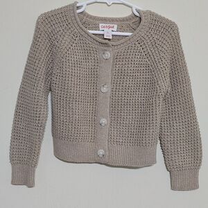 Cat & Jack Women's Beige Cardigan Sweater